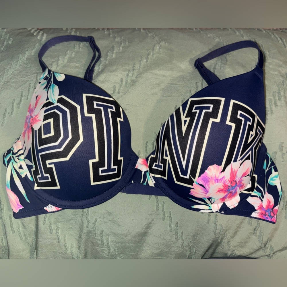 Victoria's Secret Pink Floral Bra